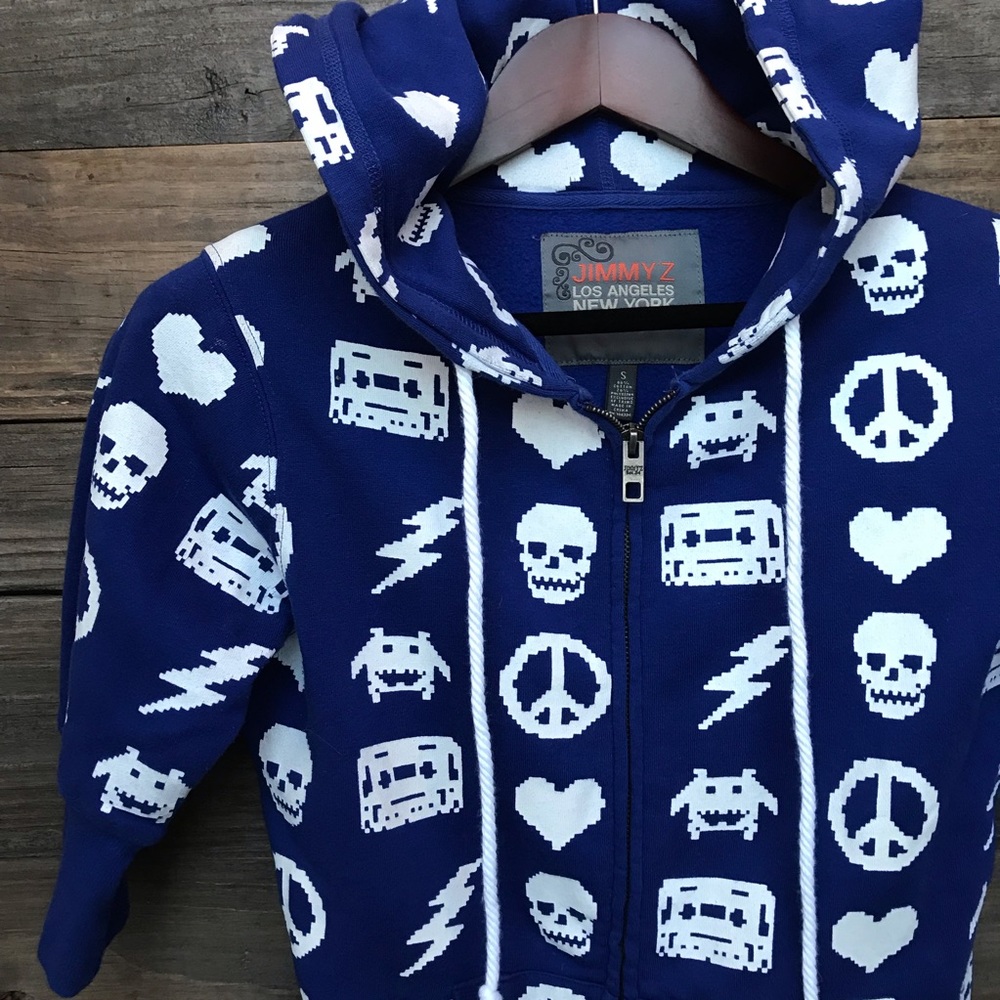 Jimmy Z LA Skull Sweatshirt Jr XS